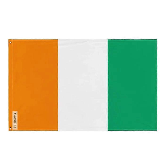 Ivory Coast Flag – 60 x 90 cm – Polyester – Iron Grommets – Durable