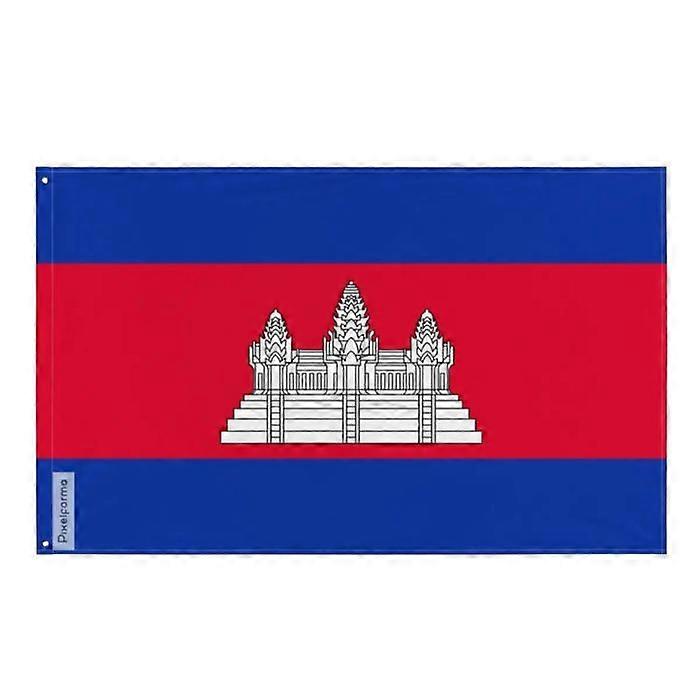Flag of Cambodia – 160 x 240 cm – Polyester – Metal grommets – Resistant