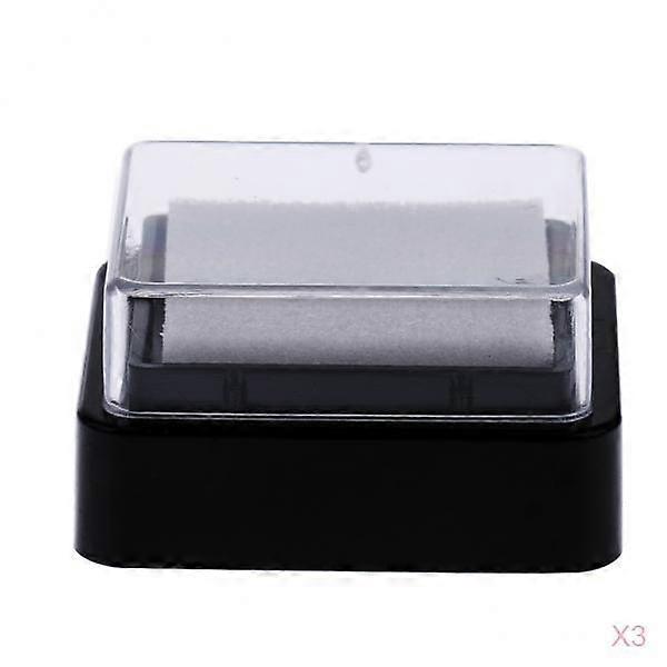 Lot 30pcs Blank No Color Empty Stamp Pad Ink Pad For Ink Refill DIY Painting