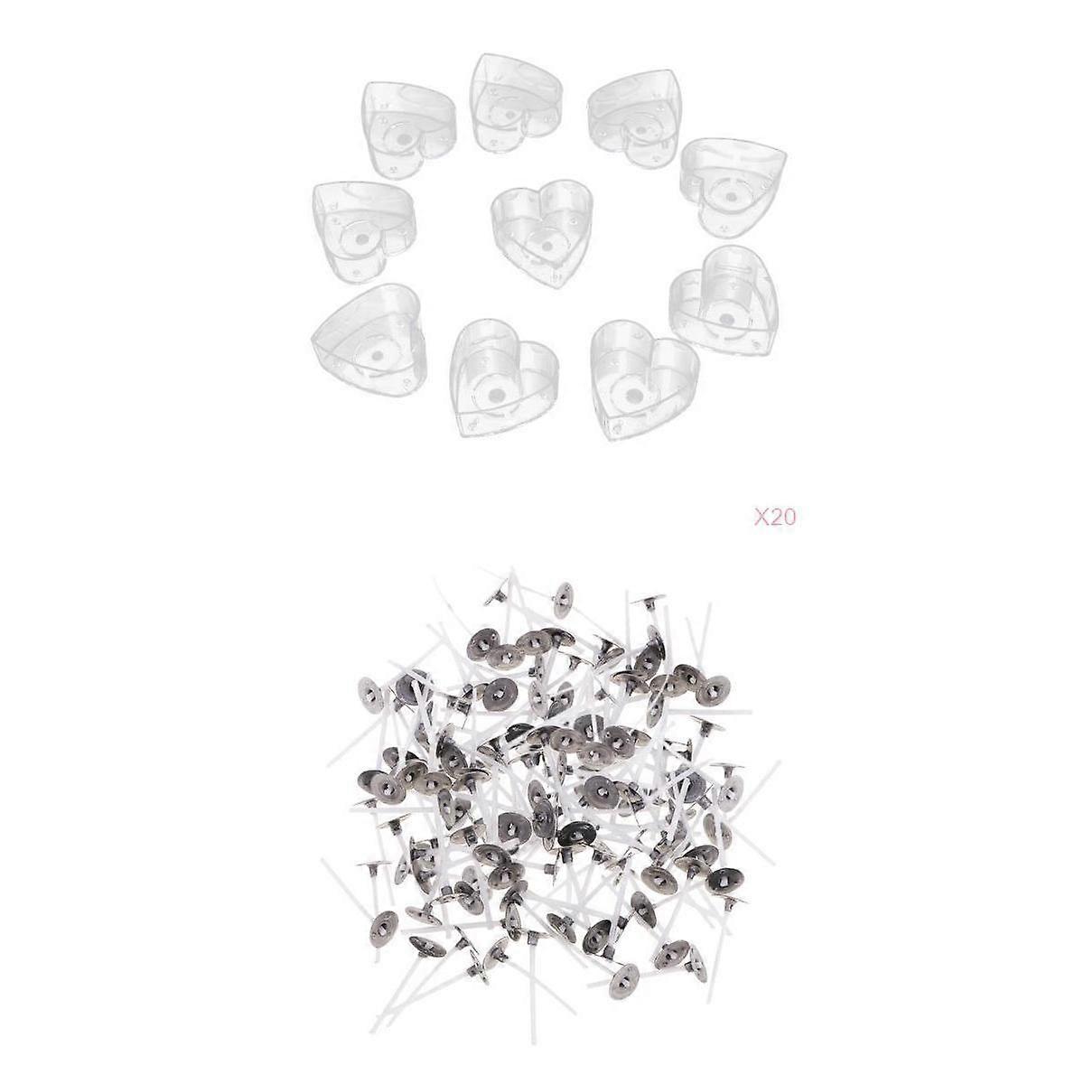 200pcs klare leere Teelichttasse Formteil DIY