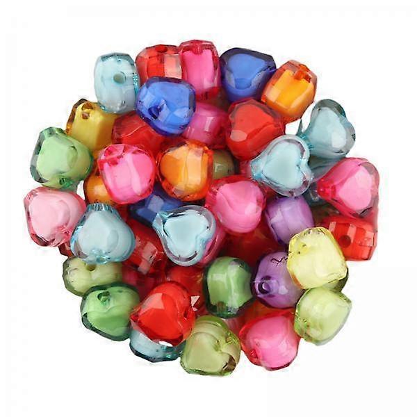 Acrylic Heart Beads Set - DIY Jewelry Making Kit