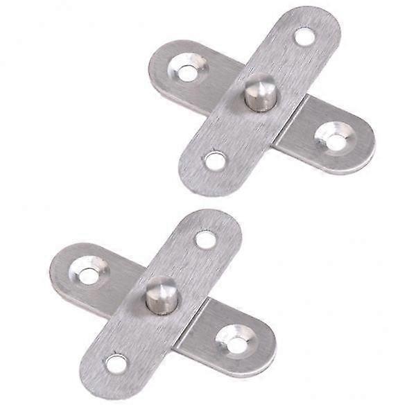 Sleek Stainless Steel Hidden Hinge Kit - 6 Pairs