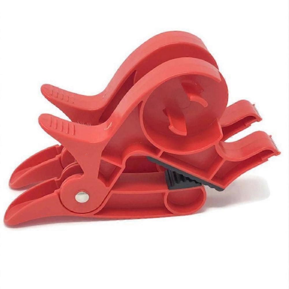 1 Pairs Packaging Dispenser Wrapping Tool Tape Paper Roll Holder Clip Red