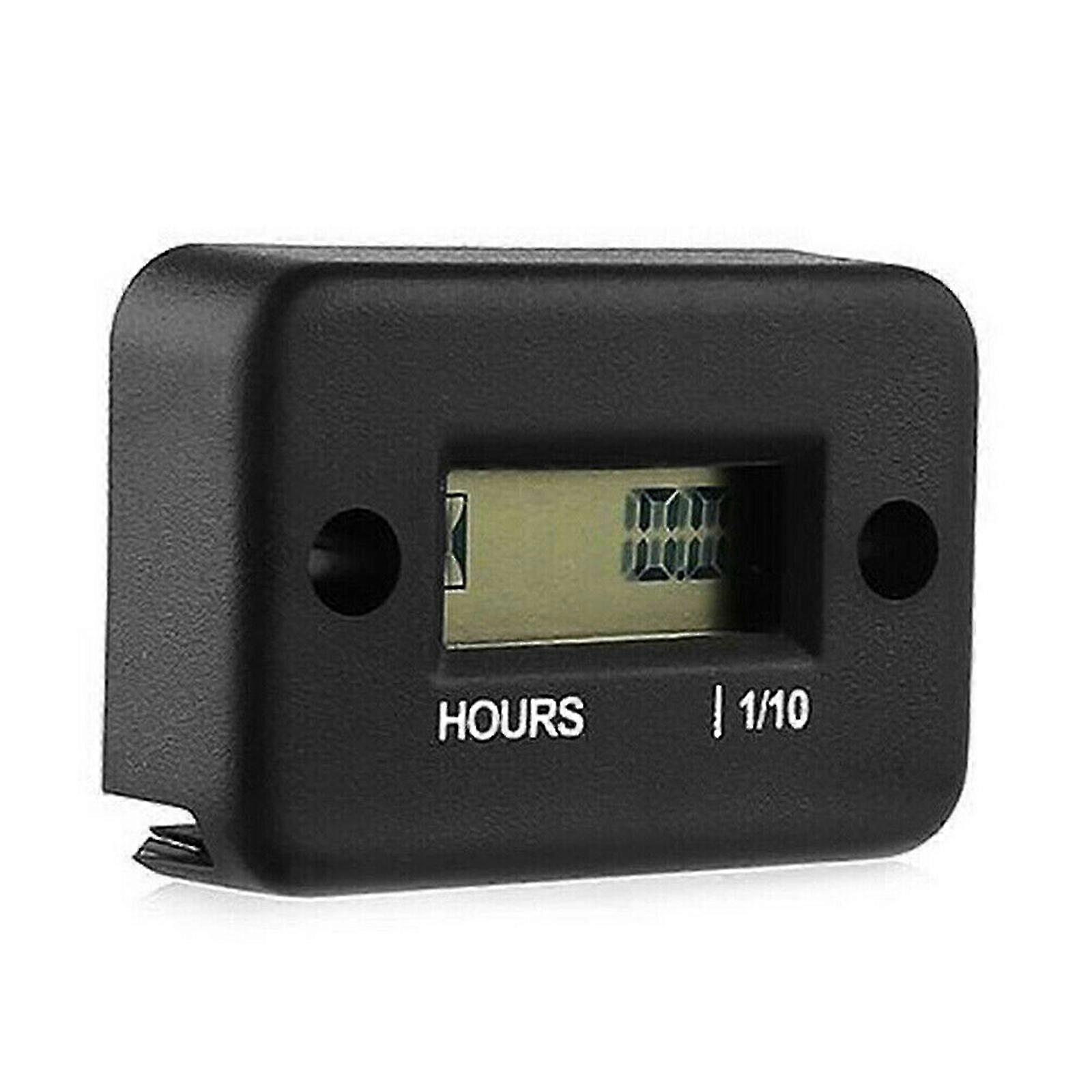 Digital LCD Counter Hour Meter Tool Motorcycle Car Marine Generator Engine