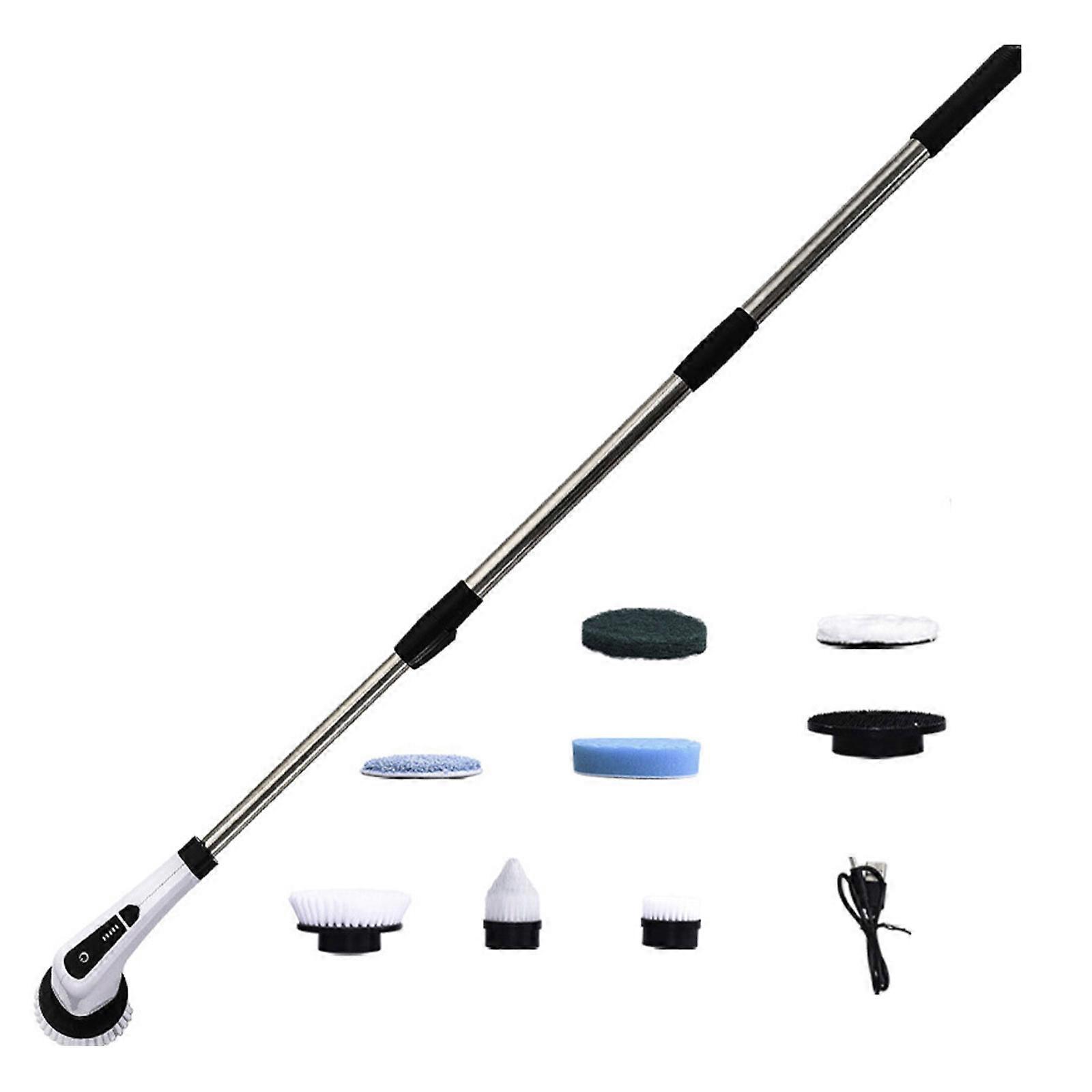 Electric Spin Cleaner Kitchen Bathroom Sink Cleaning Gadget Bathtub Tile Brush Wireless Electric Cleaning Brush