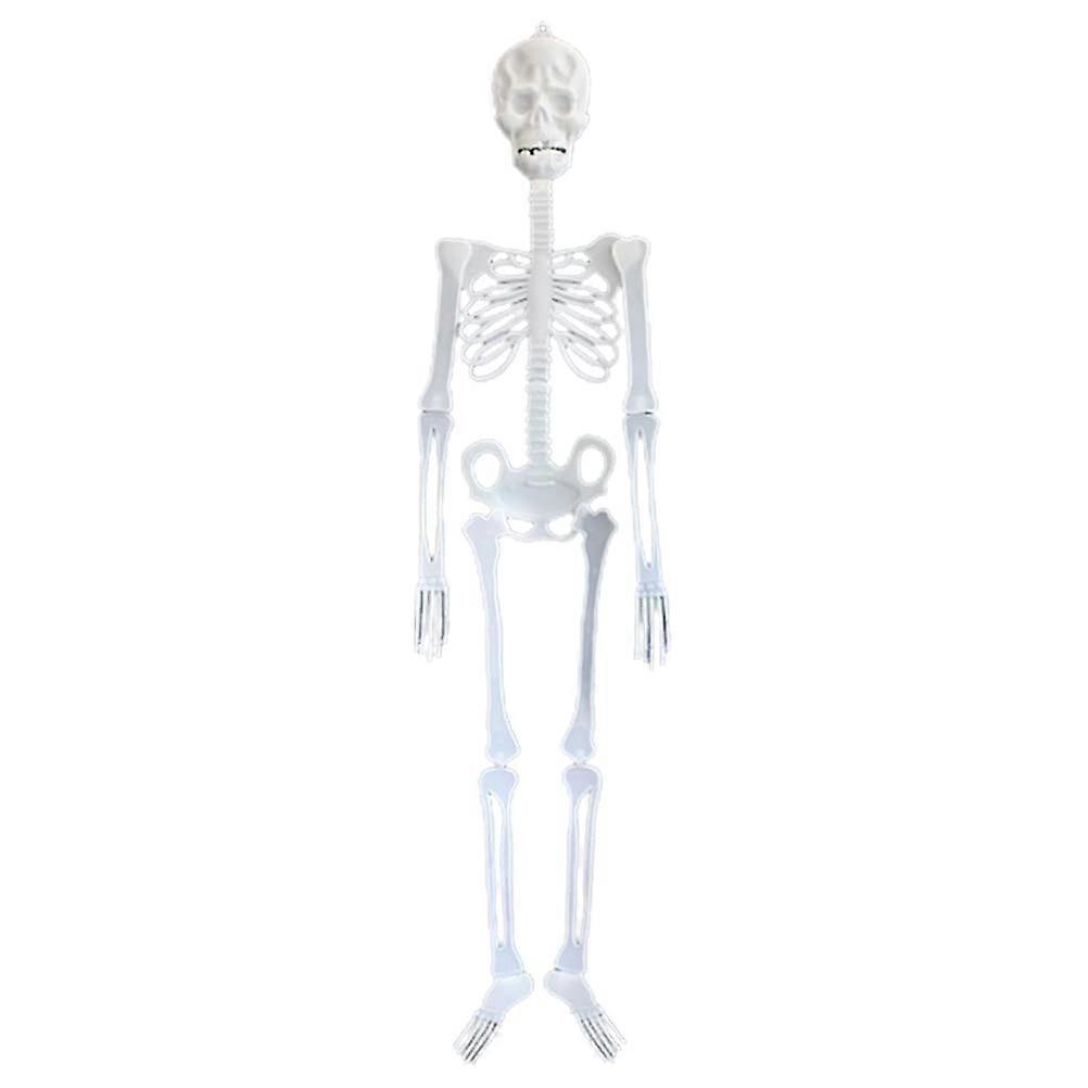 Glowing Skeleton Model 1.5 Meter Tall, Realistic Lifesize Halloween Skeleton Decor, Glow in the Dark Feature