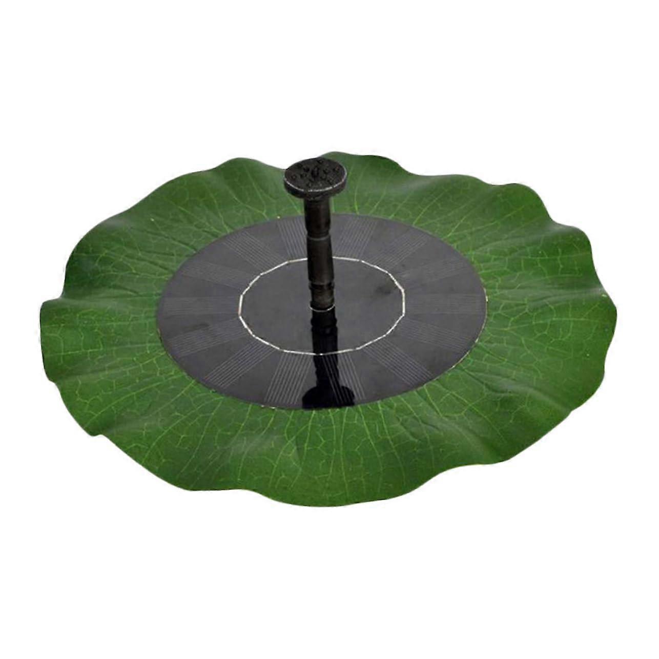 Solar Fountain Floating Water Fountain with Solar Spray Feature for Garden, Pond, and Pool, 1.4W, Black
