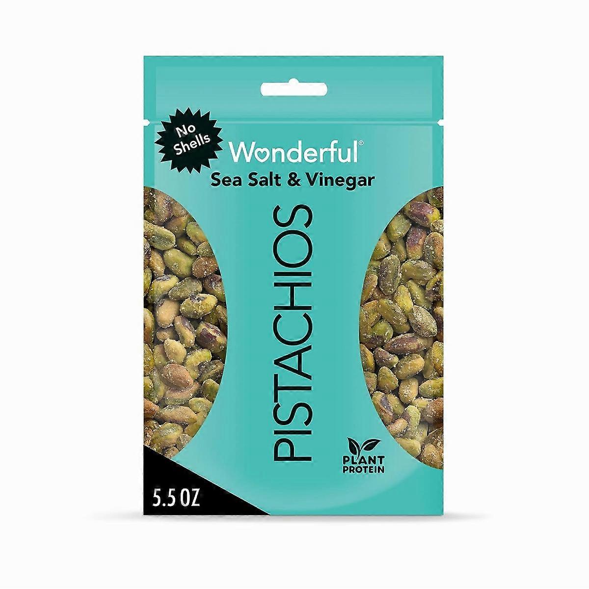 Wonderful Sea Salt & Vinegar 无壳开心果 - 5.5oz