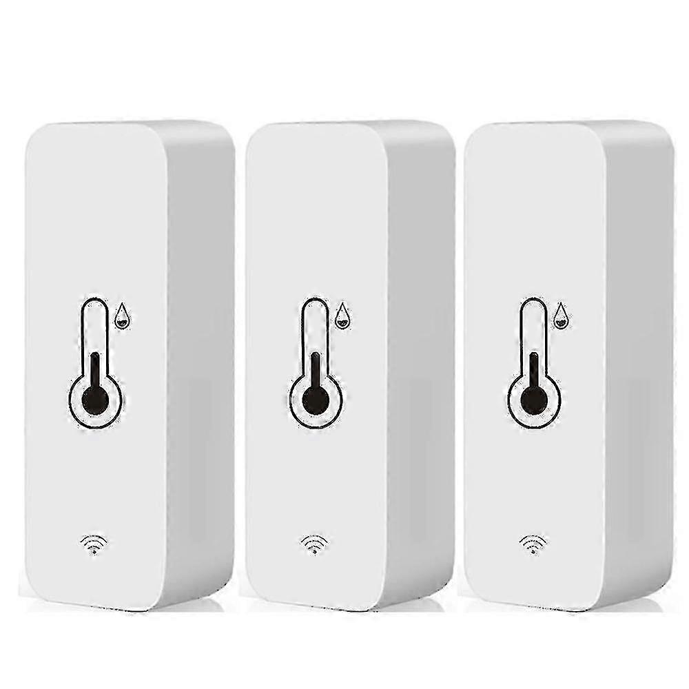 3x Tuya Wifi Temperature And Humidity Sensor Indoor Thermometer Hygrometer -GSL