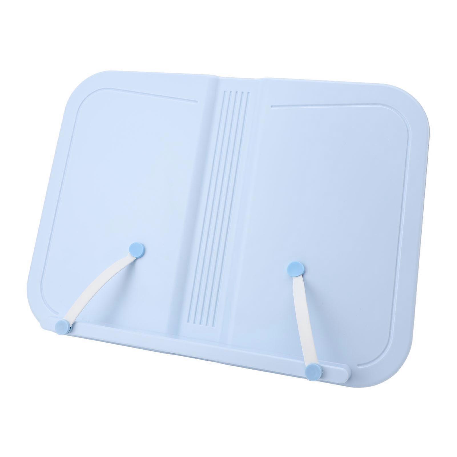 Book Holder Adjustable Reading Stand Children Reading Book Display Stand Textbook Cookbook Stand Blue Basic Version