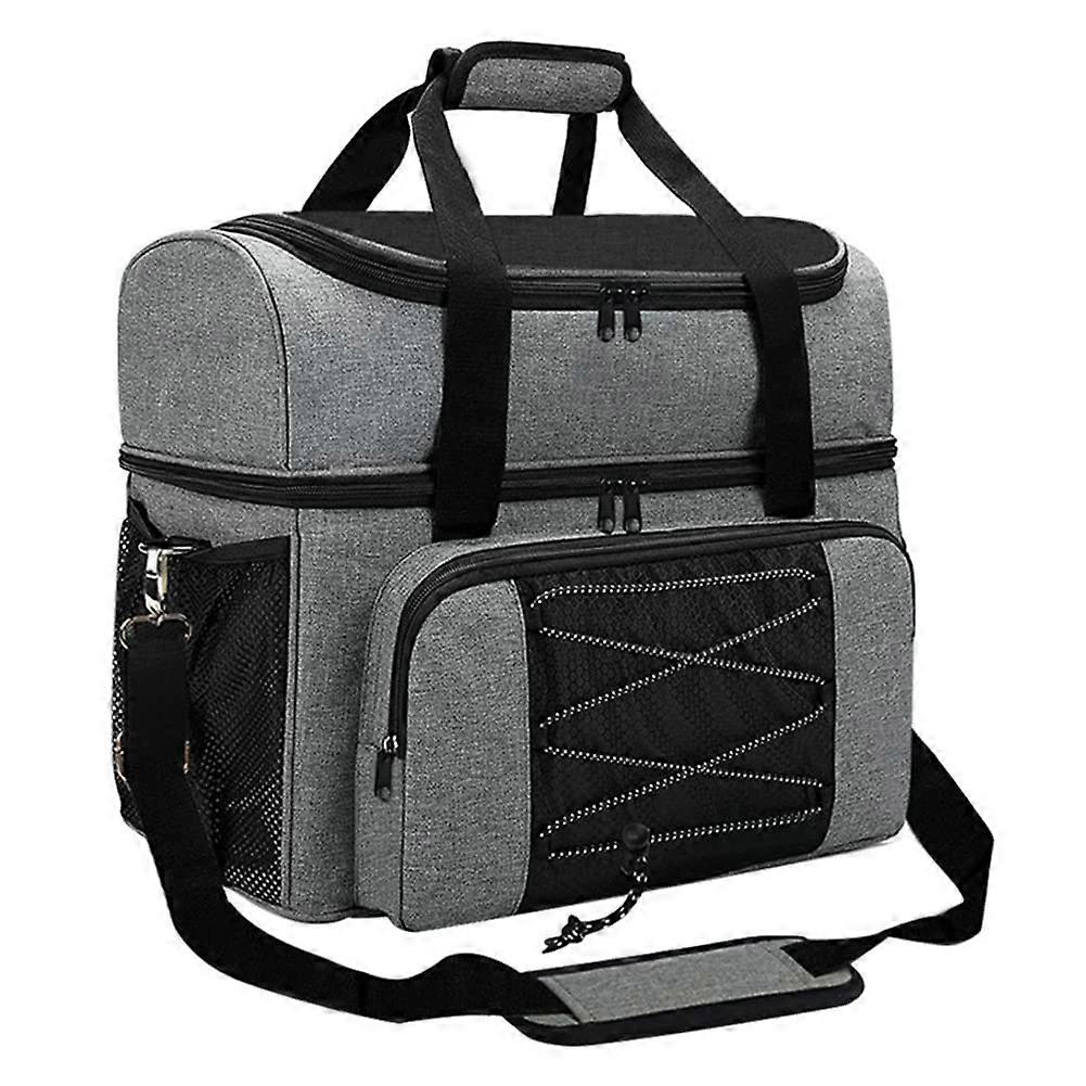 Bowling Bag and Padded Divider for Double Ball, 1 Pair of Bowling