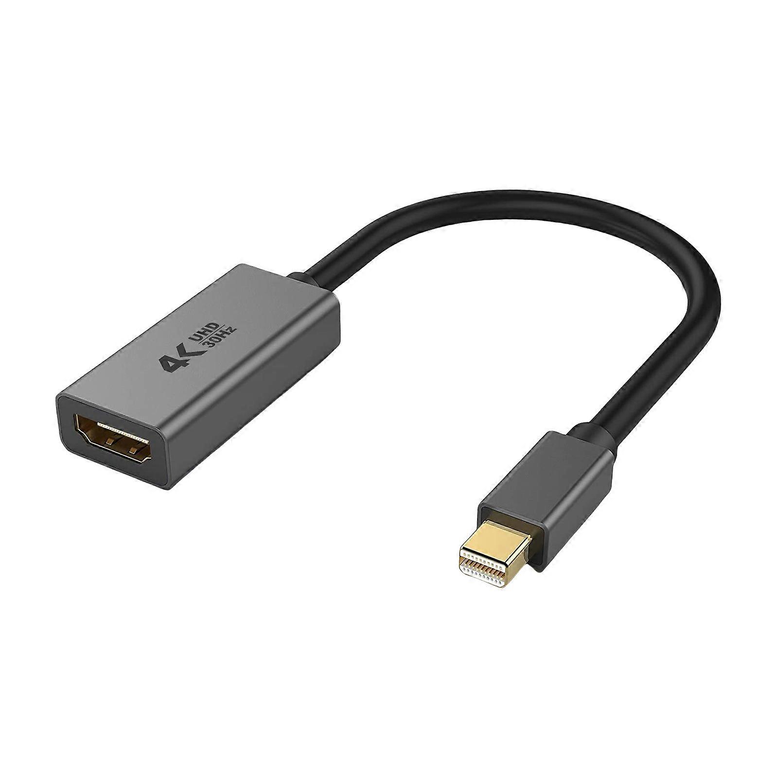 Compactly Mini DP To Hdmis Converters 4K Gold Plate Interfaces For Laptops Office Home Theater Durability for Long Last
