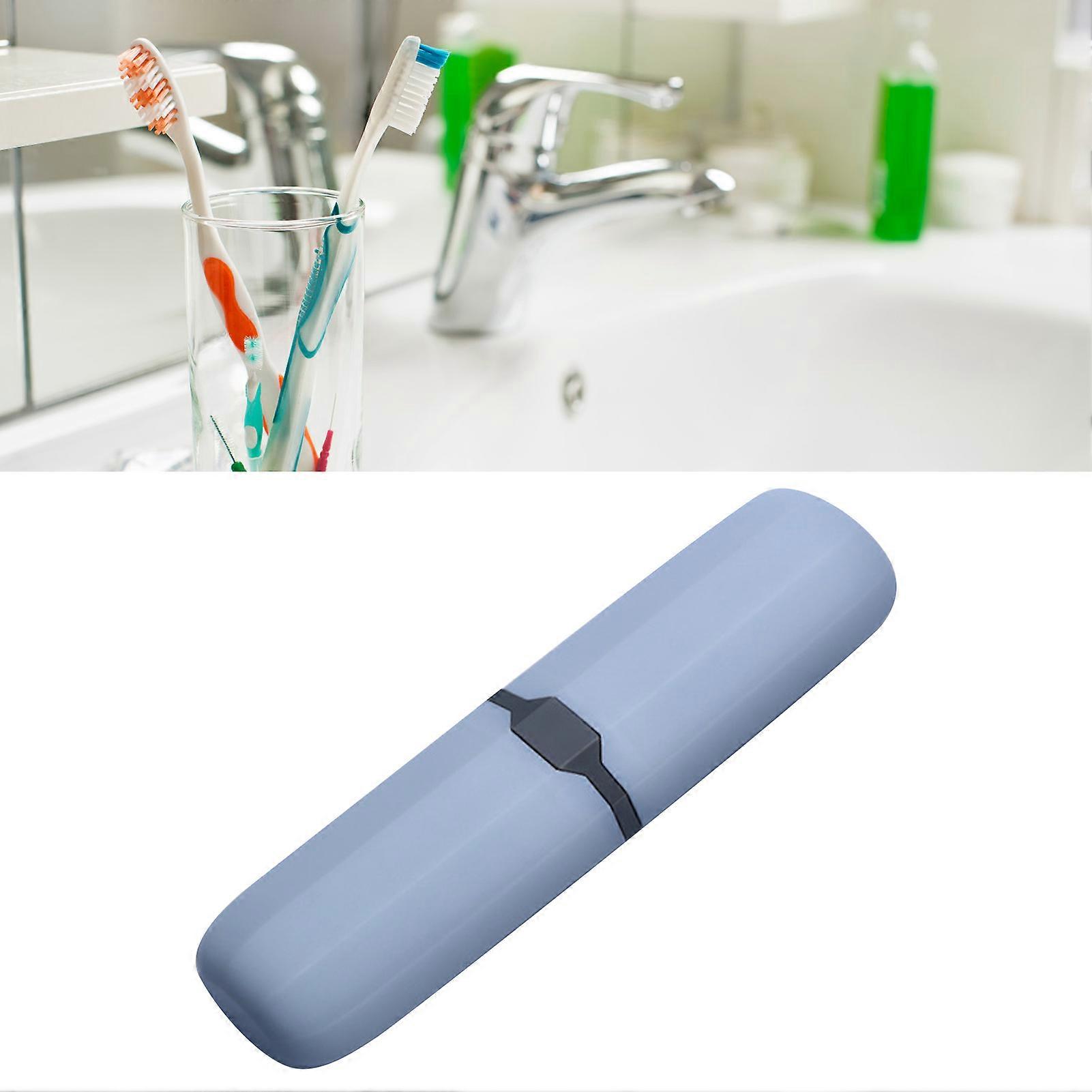 Toothbrush Travel Case Multifunction Durable Protective Portable Toothbrush Holder for Toothbrush Toothpaste Nordic Blue 