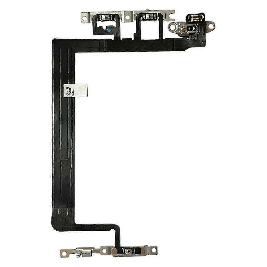 2025 Power Button & Volume Button Flex Cable with Brackets for iPhone 13