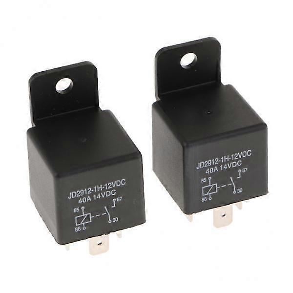 2x 2Pcs 40A 12 Relay for Headlight Control of The