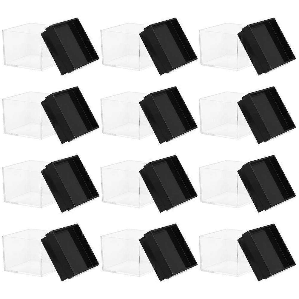 Here's a well structured product description and key features list for the **"12pcs Transparent Storage Box For Crystals And Mineral Specimens
