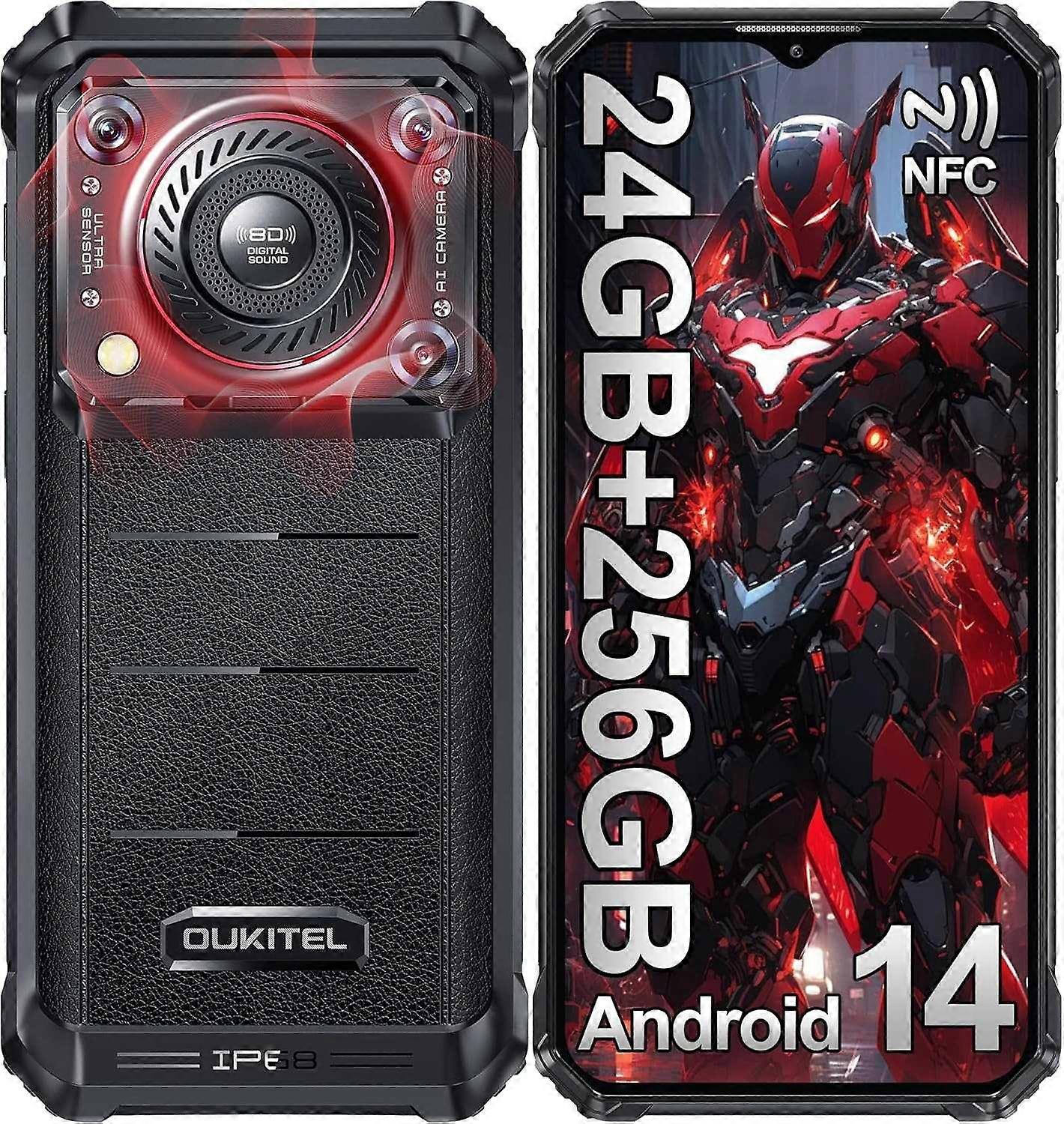 OUKITEL WP36 Pro Rugged Phone Unlocked- 6GB+256GB