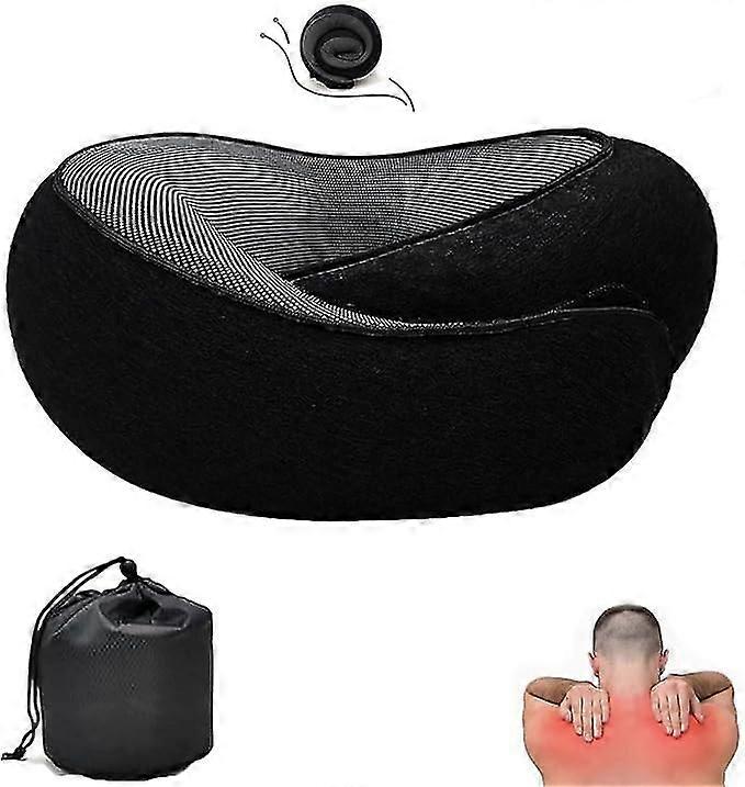 Memory Foam Travel Neck Pillow for Aircraft, 2024 Design