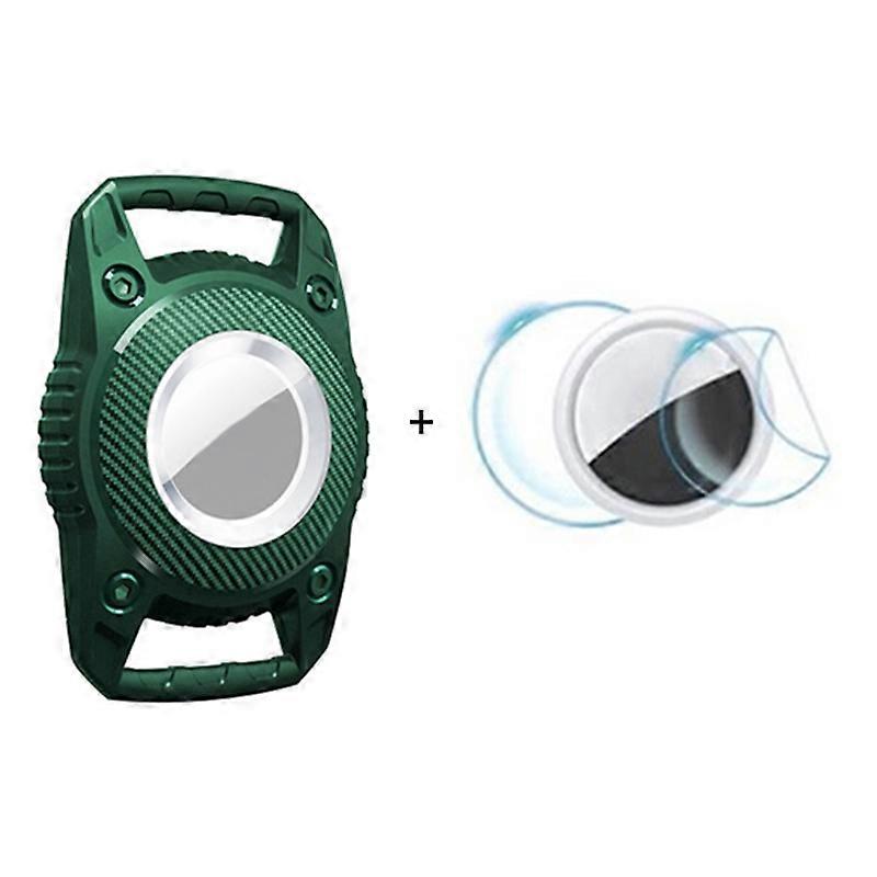 For Apple AirTag Locator Waterproof Protective Case Pet Collar Tracker TPU Cover, with Front Back Fi