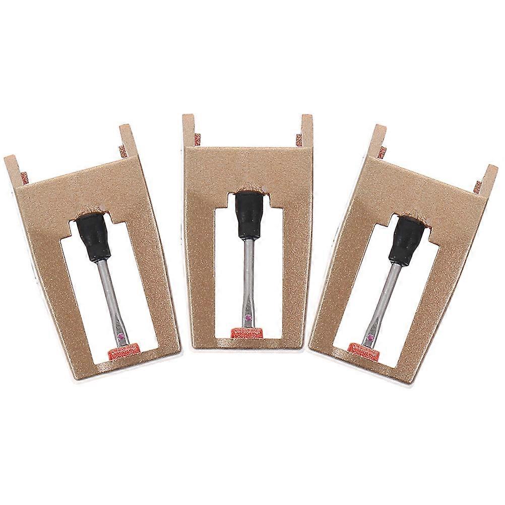 3pcs Turntable Needles Replacement for Vinyl Players – Lightweight Design, Enhanced Sound Quality, Compatible with Phonograph Models, Stylish Finish