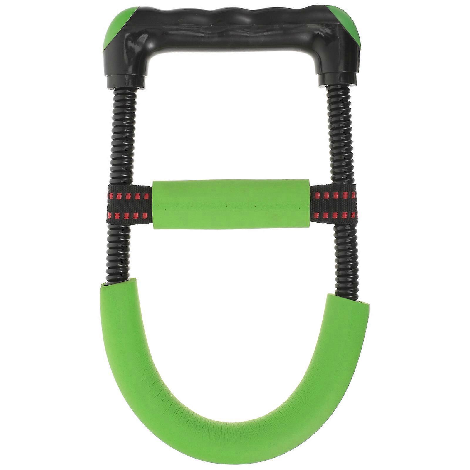 Wrist Training Handle Green Steel Durable Build for Training and Grip Workout At Home