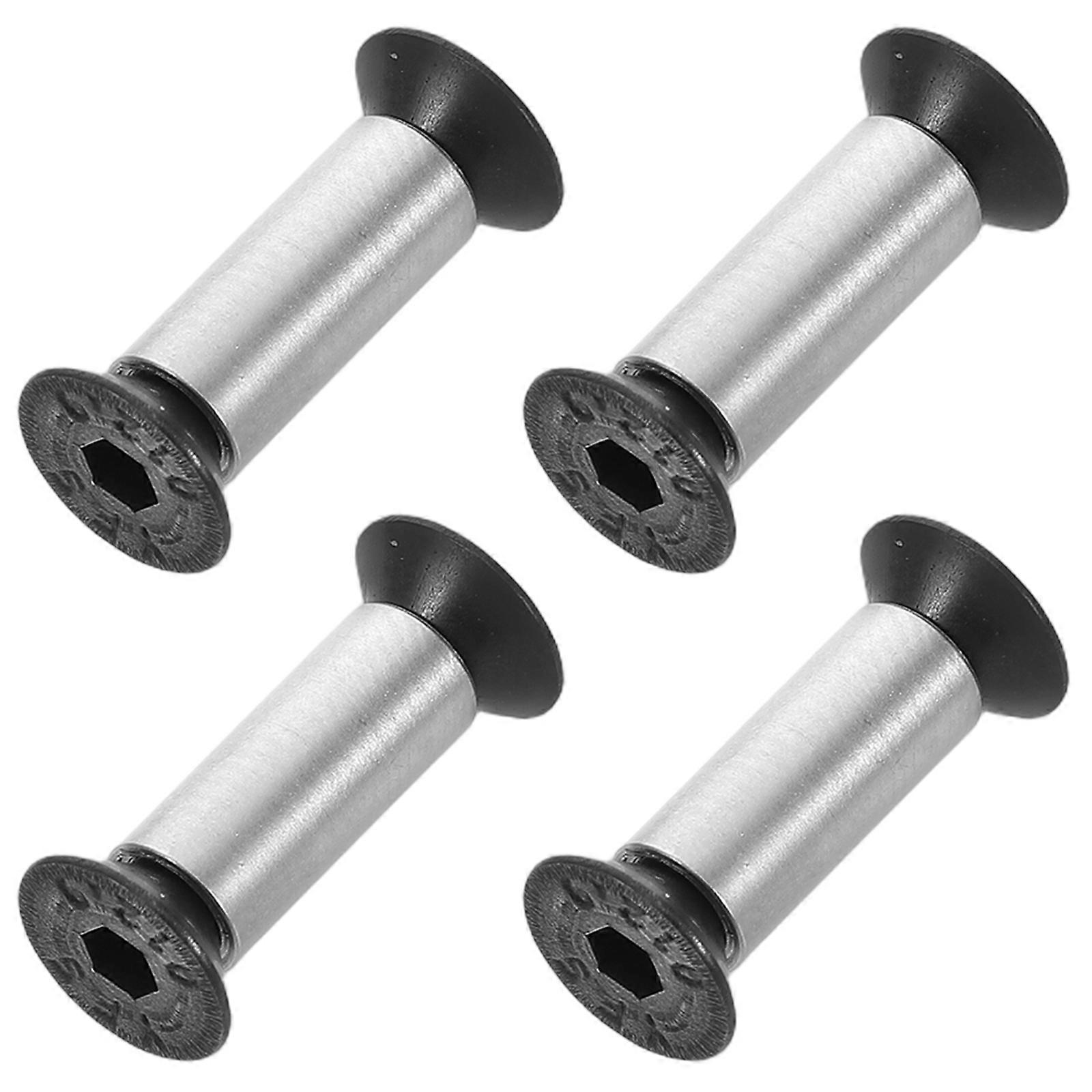 Handle Rivet Diy Projects Repair And Replacement Countersunk Silver 1.70X0.80X0.80CM Sturdy Performance 4Pcs