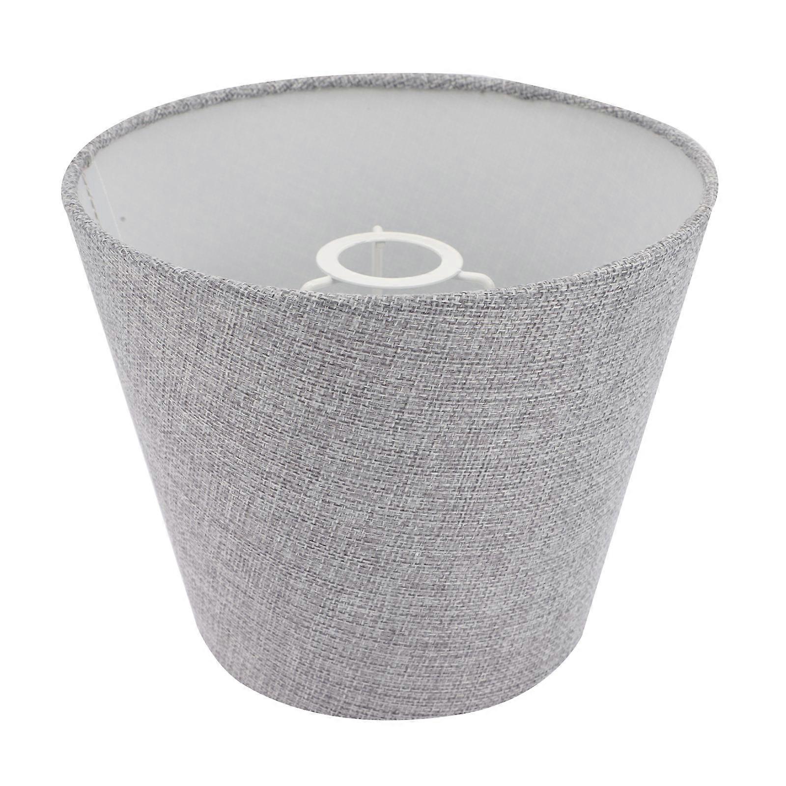 Living Room Light Shade Small Lampshade Cone-Shaped Grey Cloth 18.00X18.00X15.00CM 1Set