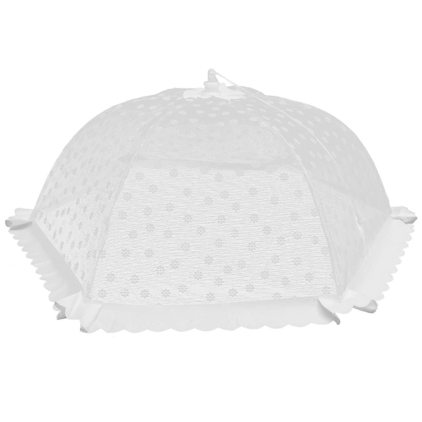 Mesh Cloth Food Tent Round Shape Fly Prevention For Parties Home Use 62X60X25CM 1Pack