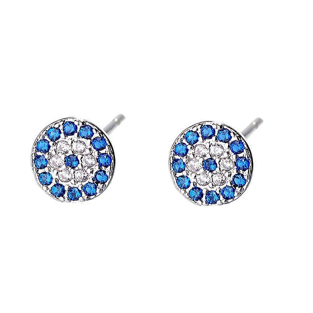 Rhinestone Ear Drop Earrings Trendy Design Jewelry For Party 0.6x0.6cm 1 Pair