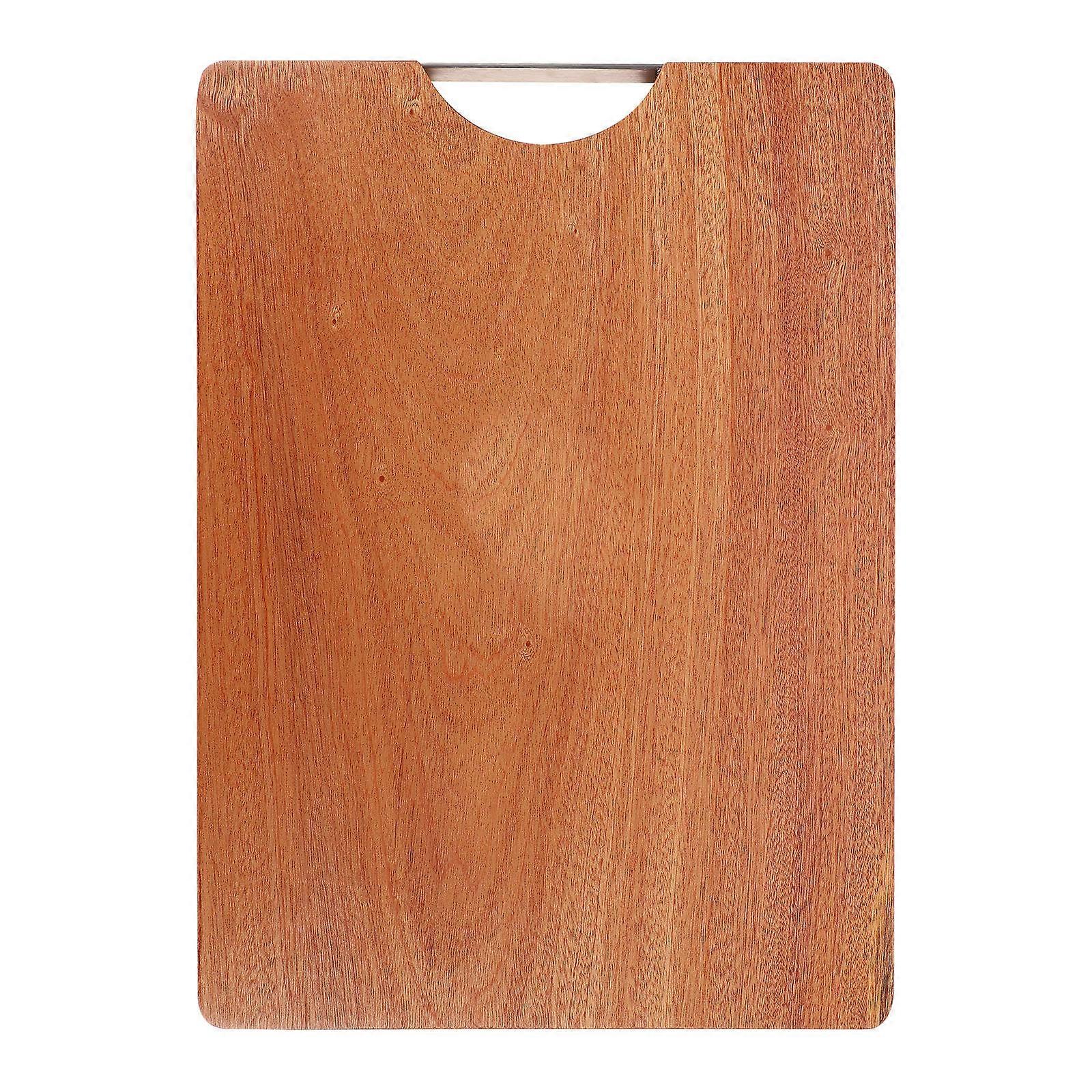 Wood Board Chopping Board Practical and for Kitchen Use Light Brown 40X28X3CM 1Pack