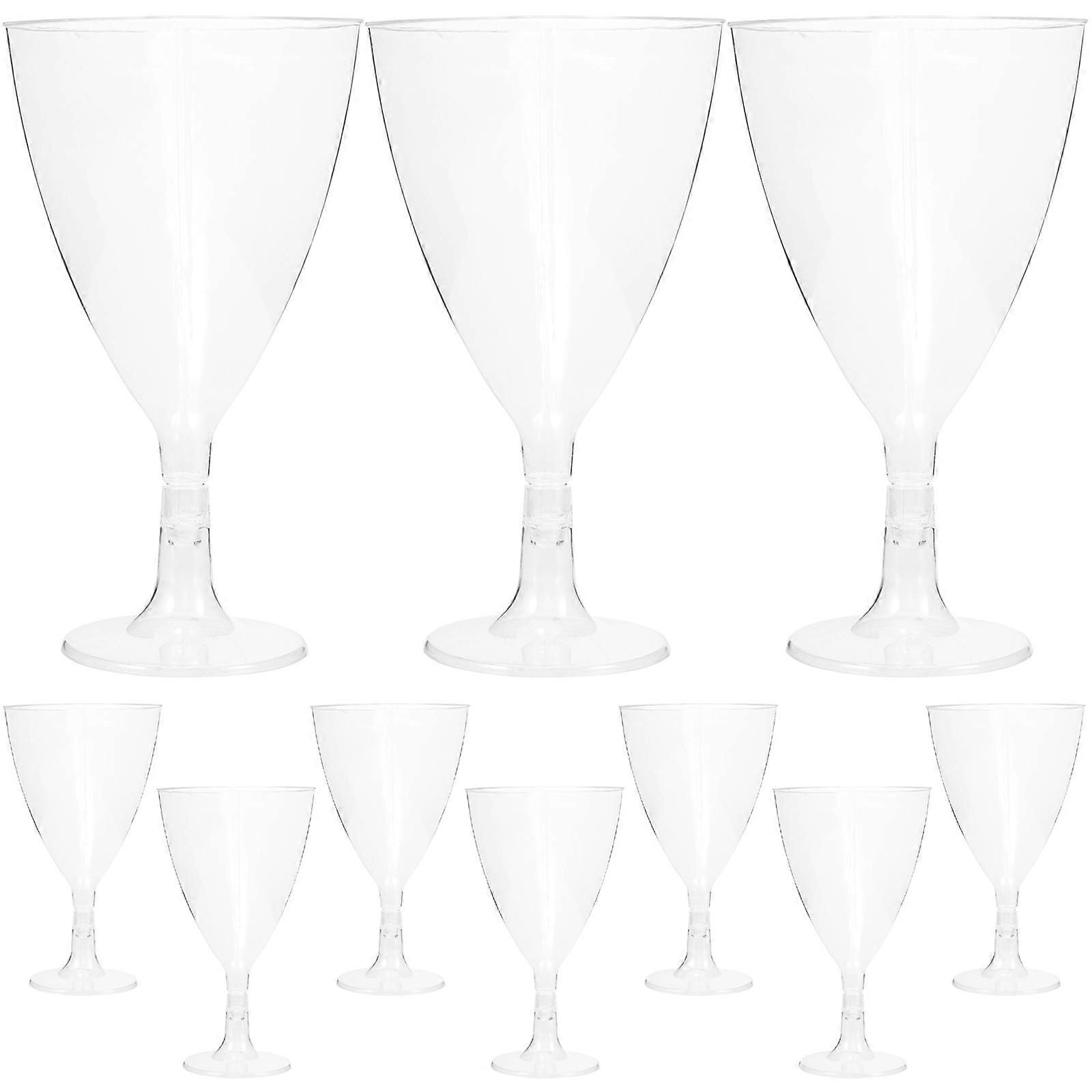Single Use Cocktails Cups Transparent 15x7cm 220ml Party Festival Restaurant 25Pcs