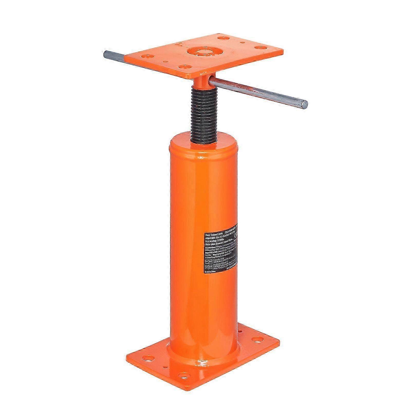 House Floor Jack, 12"-16" Height Range, 9700 lbs Max Load, Adjustable Support Beam, Lift Support Steel Jack Post for Temporary Support