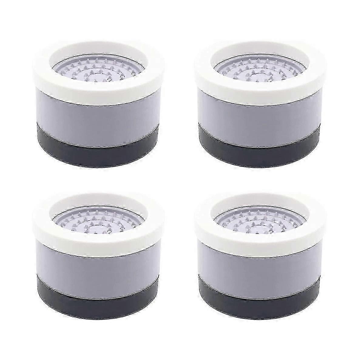 4 Sets of Heavy Duty Round Bed Risers for Adjustable Height, Suitable for Beds, Tables, and Chairs