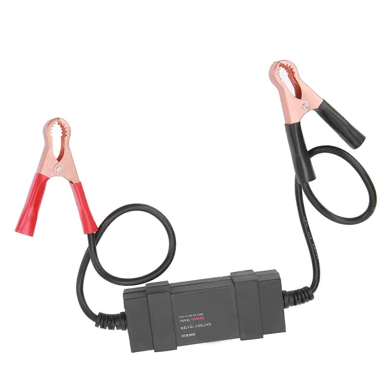 Car Battery Tester 6V to 18V Black Battery Load Tester Charging Cranking System Tester for All 12V Car Batteries 