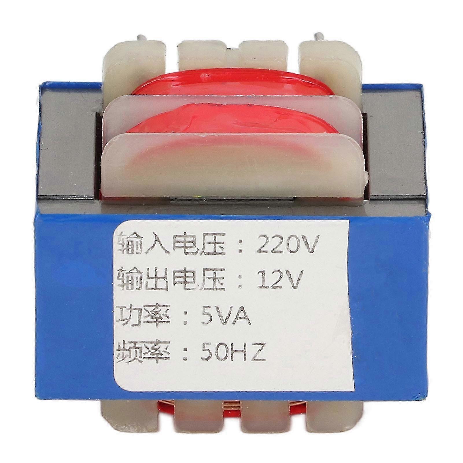 Isolation Transformer 5 Pin 5W 220V Input 12V Output Voltage Adapter for Power Supply