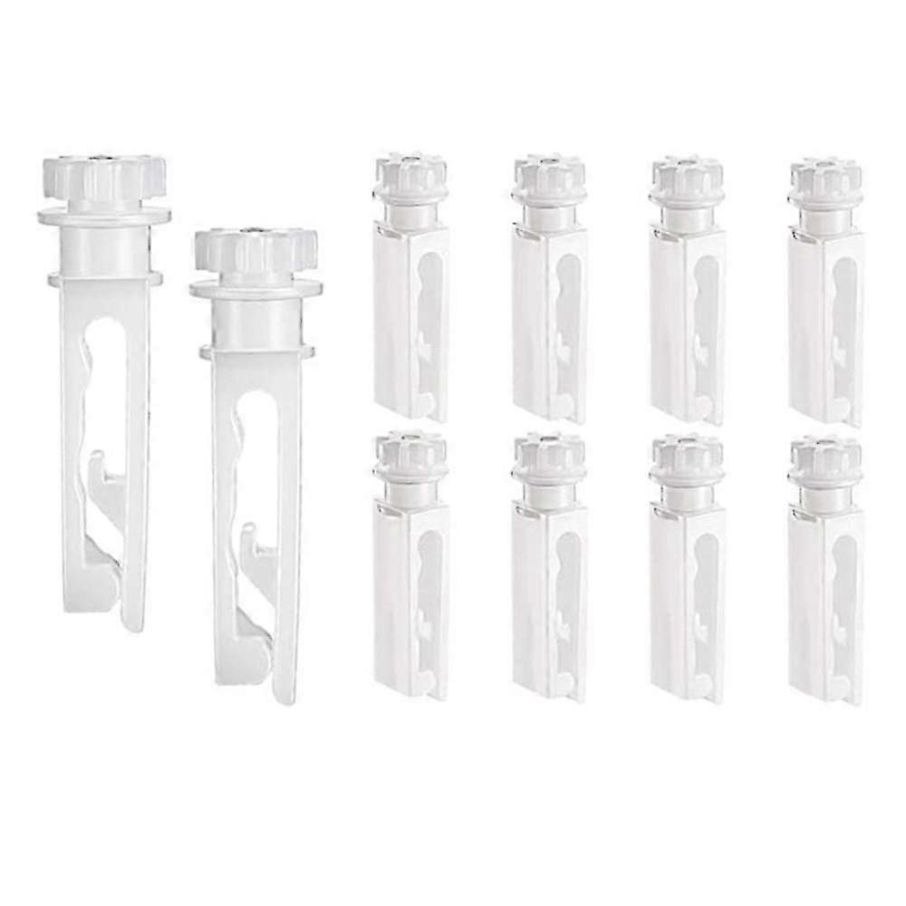 10 Pieces White Vertical Blind Stem Replacement for Vertical Window Blind Accessories