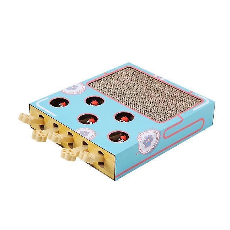Whack A Moles Interactive Cat Toy Motion Toy Creative for House Cats Cat Scratching Board for Playing with Cats