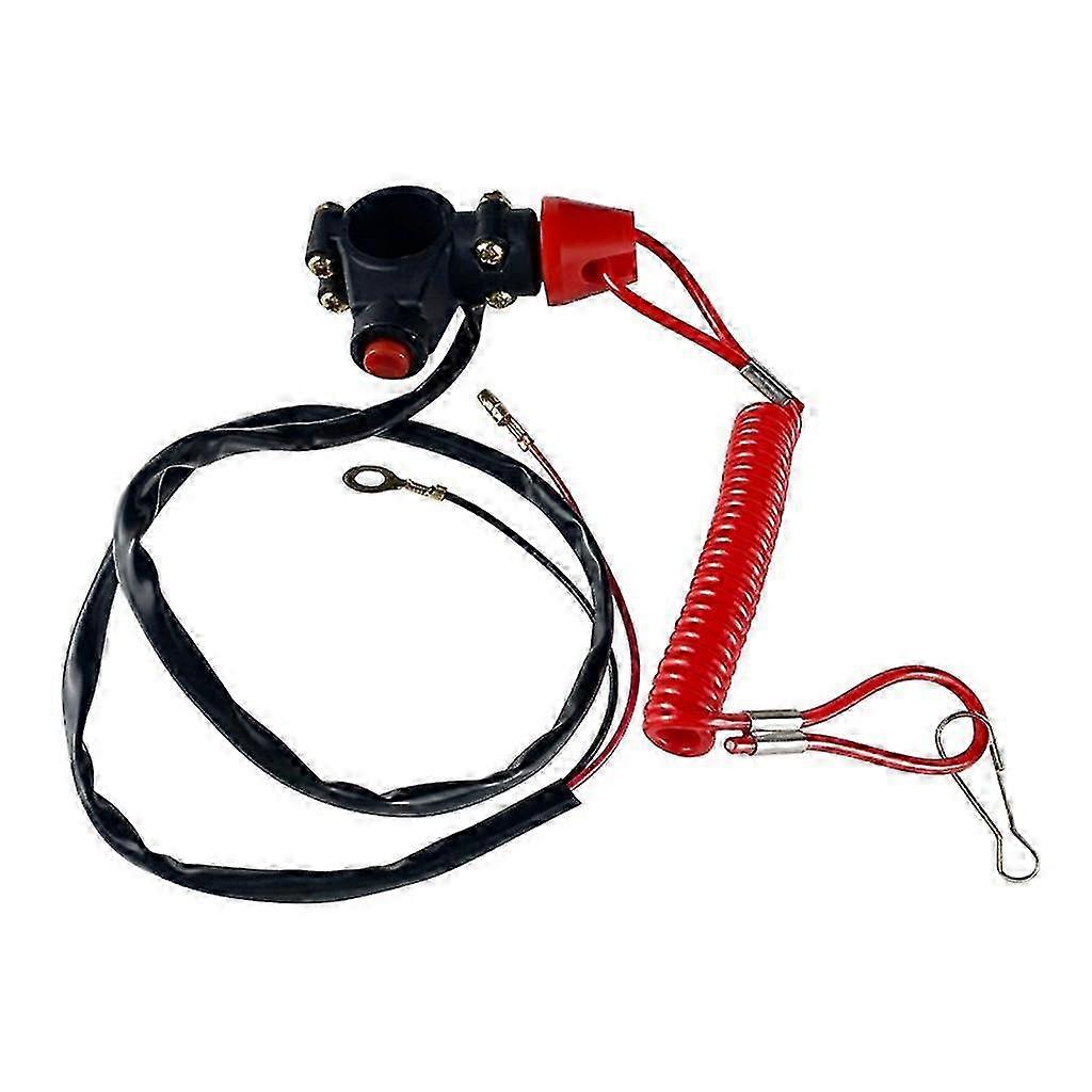 Engine Kill Stop Tether Closed Safety Switch for Mini Dirt Pocket Bike ATV Quad