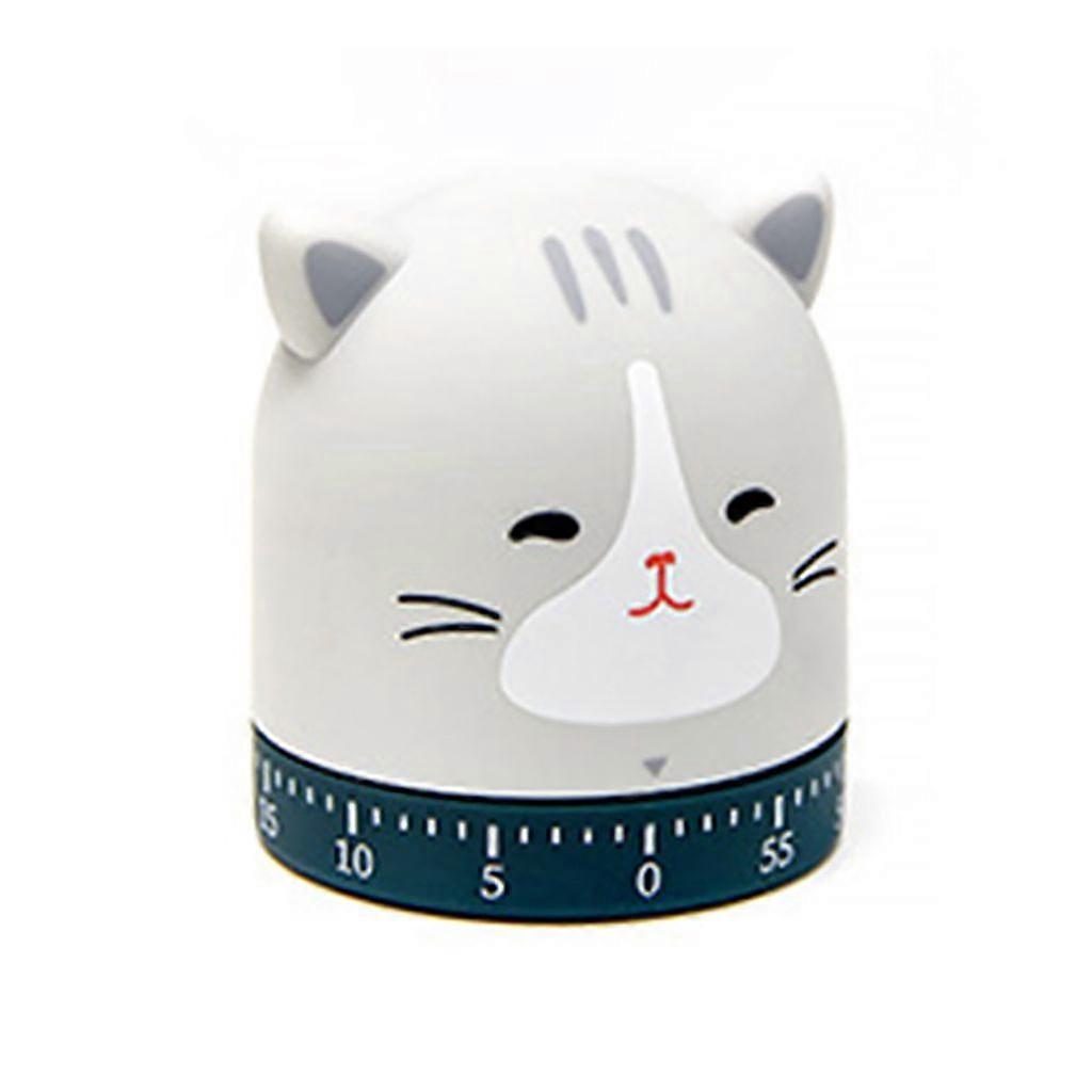 Cartoon Pig/Cat/Fox Cooking Kitchen Timer Countdown Mechanical Alarm Clock - 3rd