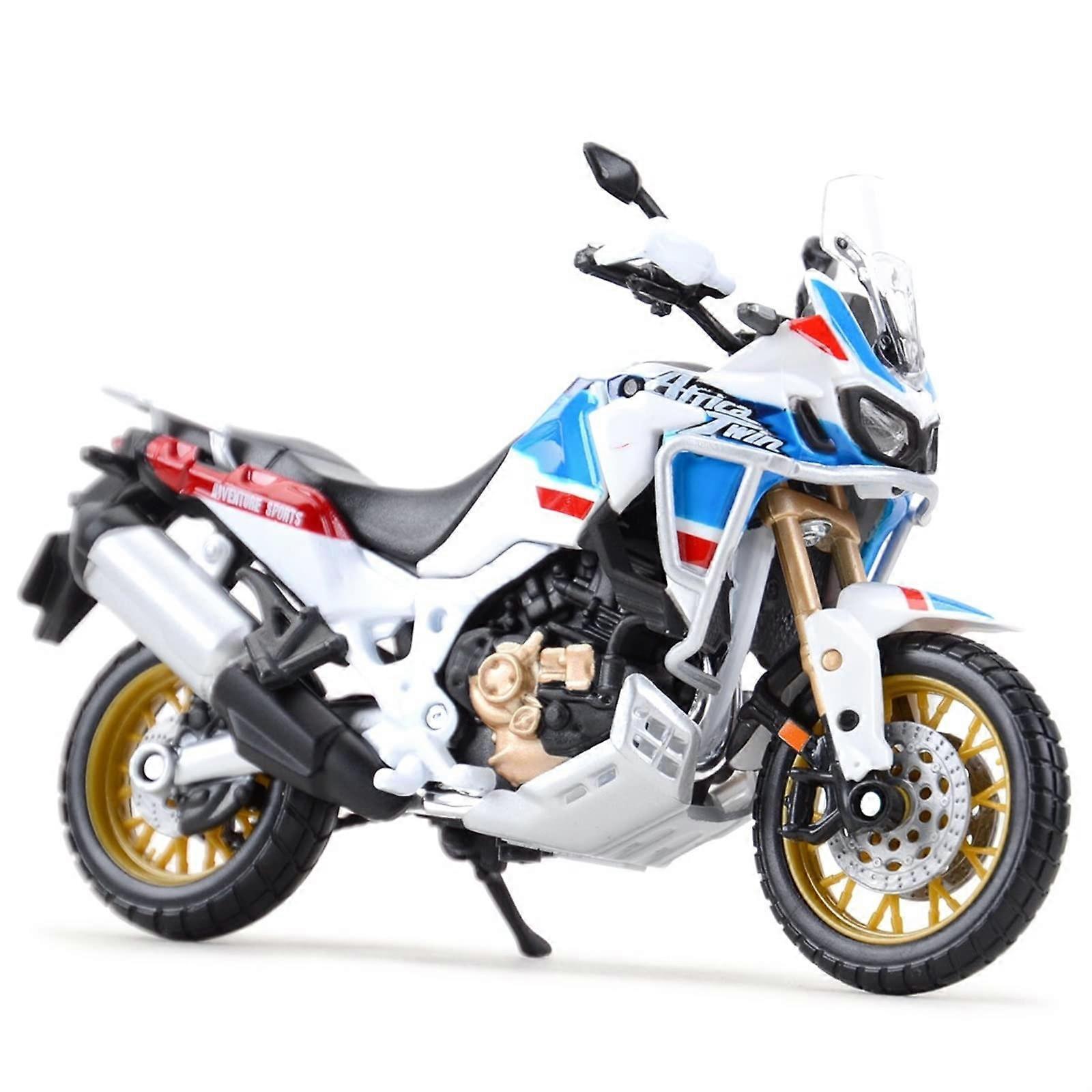 Honda Africa Twin 1:18 Adventure Static Diecast Vehicle Collection Hobby Motorcycle Model Toy Motorcycle Models