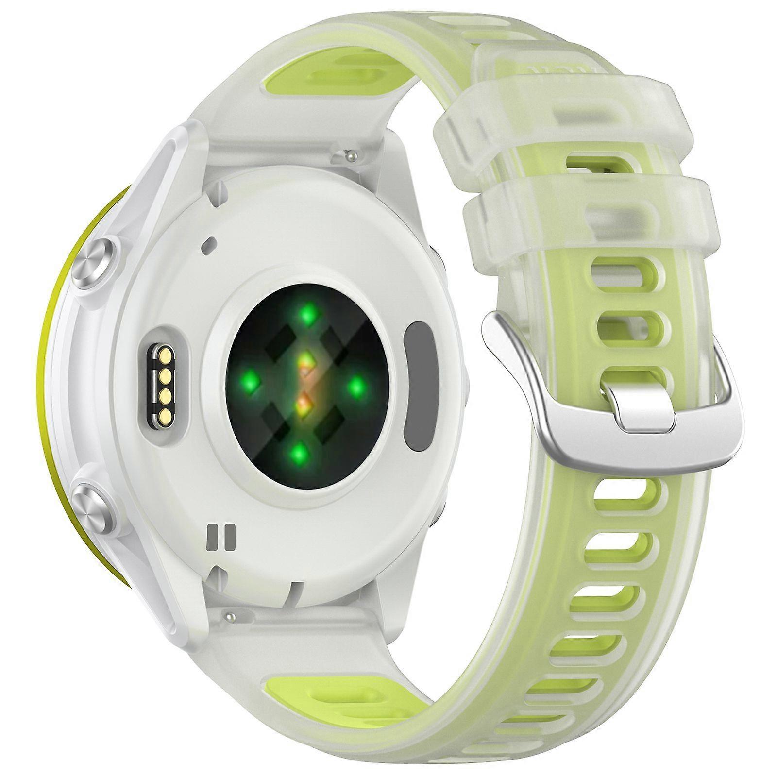 Replacement Strap for Garmin Forerunner 570 42mm/ Bounce/ D2 Air X10/ vivoactive 5 Jelly Color Design Soft TPU Watch Band