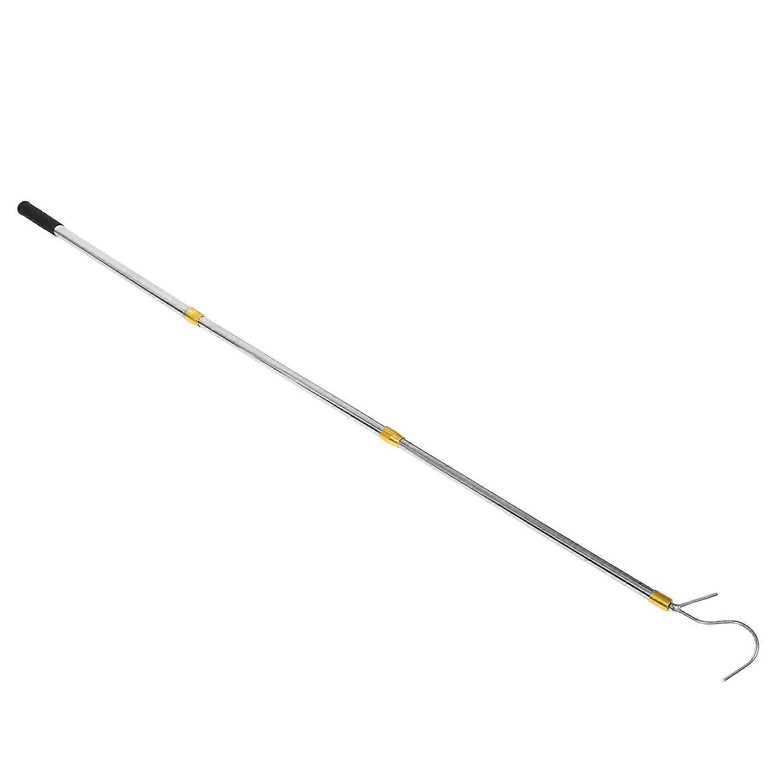 Telescoping Awning Opener Pole with Hook – Durable Vertical Sunshade Puller for Tents, Shelters, and Camper Canopies – Quick Extension Outdoor Tool