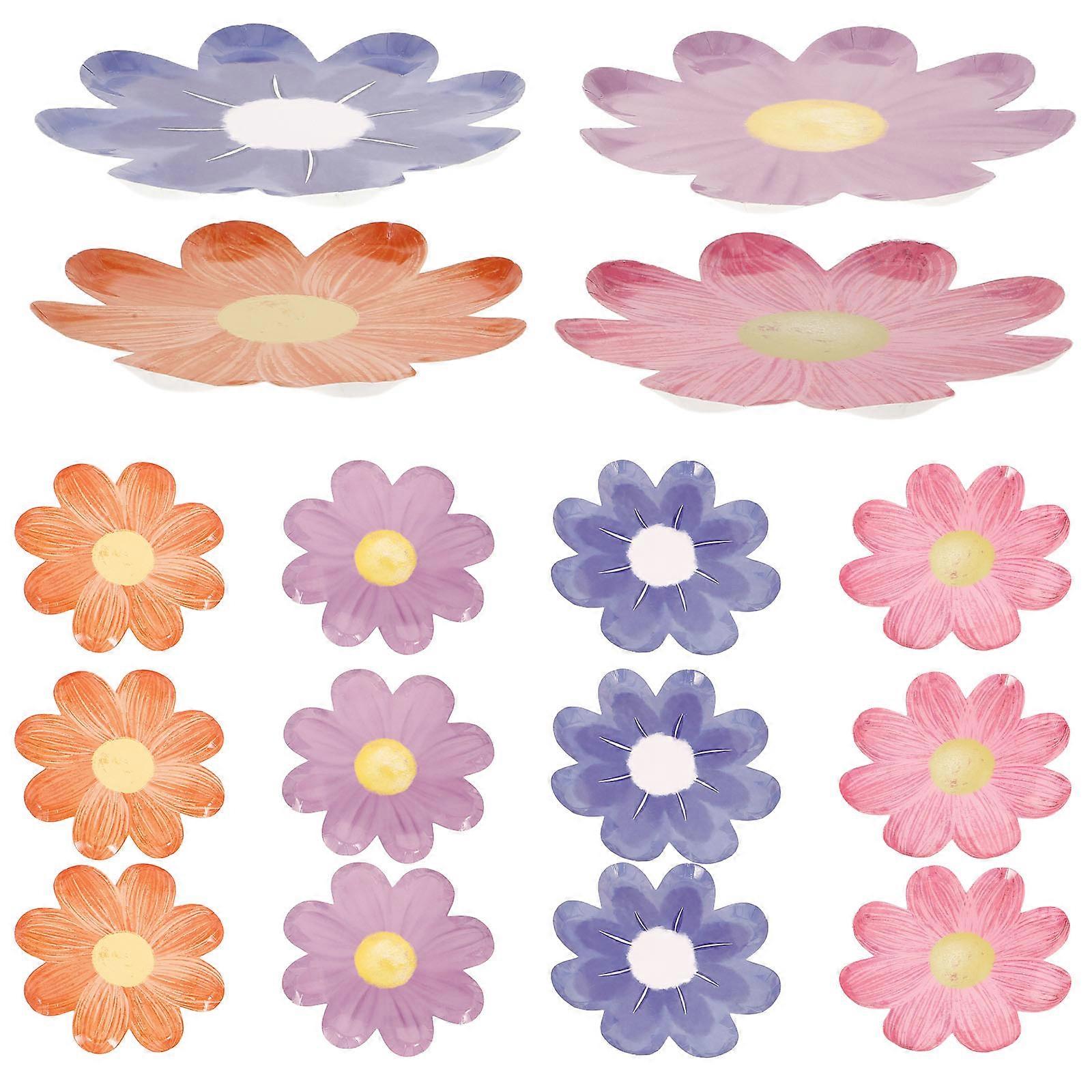 Once Paper Flower Shape for Party 40Pcs Set