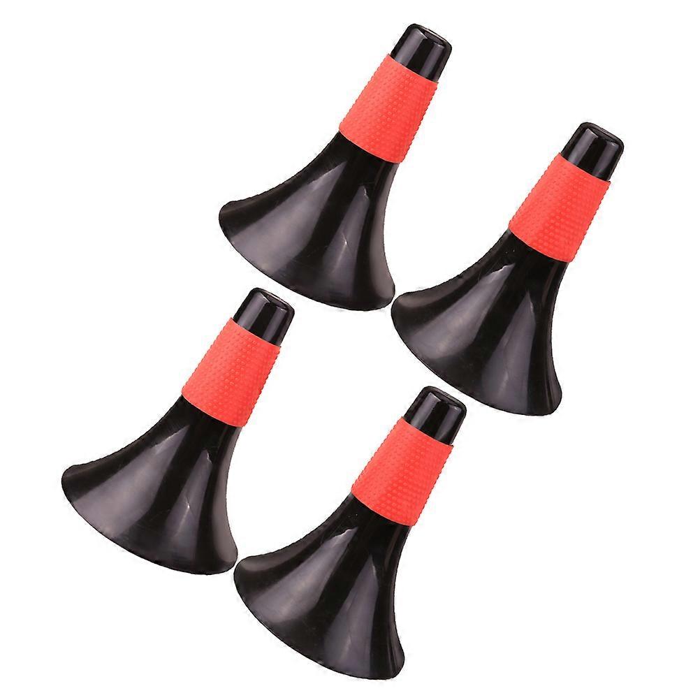 Traffic Safety Cones Flat Base Cone Windproof Baseball Hockey 4Pcs