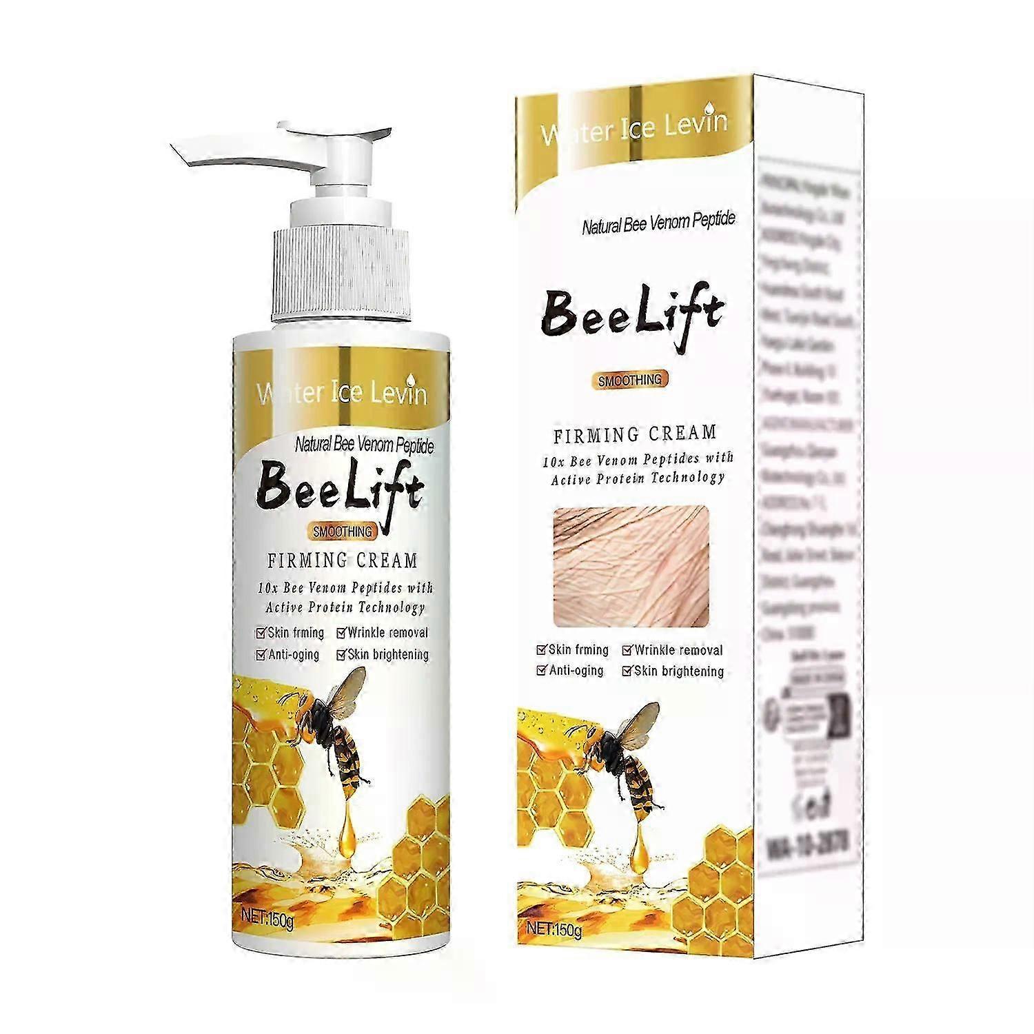 BeeLift Anti-Aging Firming Cream, Professional Bee Venom Skin Firming Wrinkle Reducing Cream, 24-Hour Moisturizing Body Cream, Restore Skin Elasticity