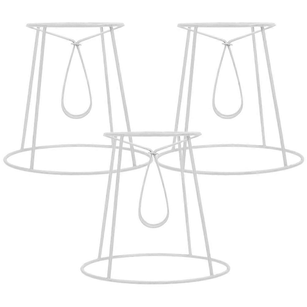 3pcs Simple Table Light Shade Frames Creative Desk Lampshade Frames DIY Lampshade Frames