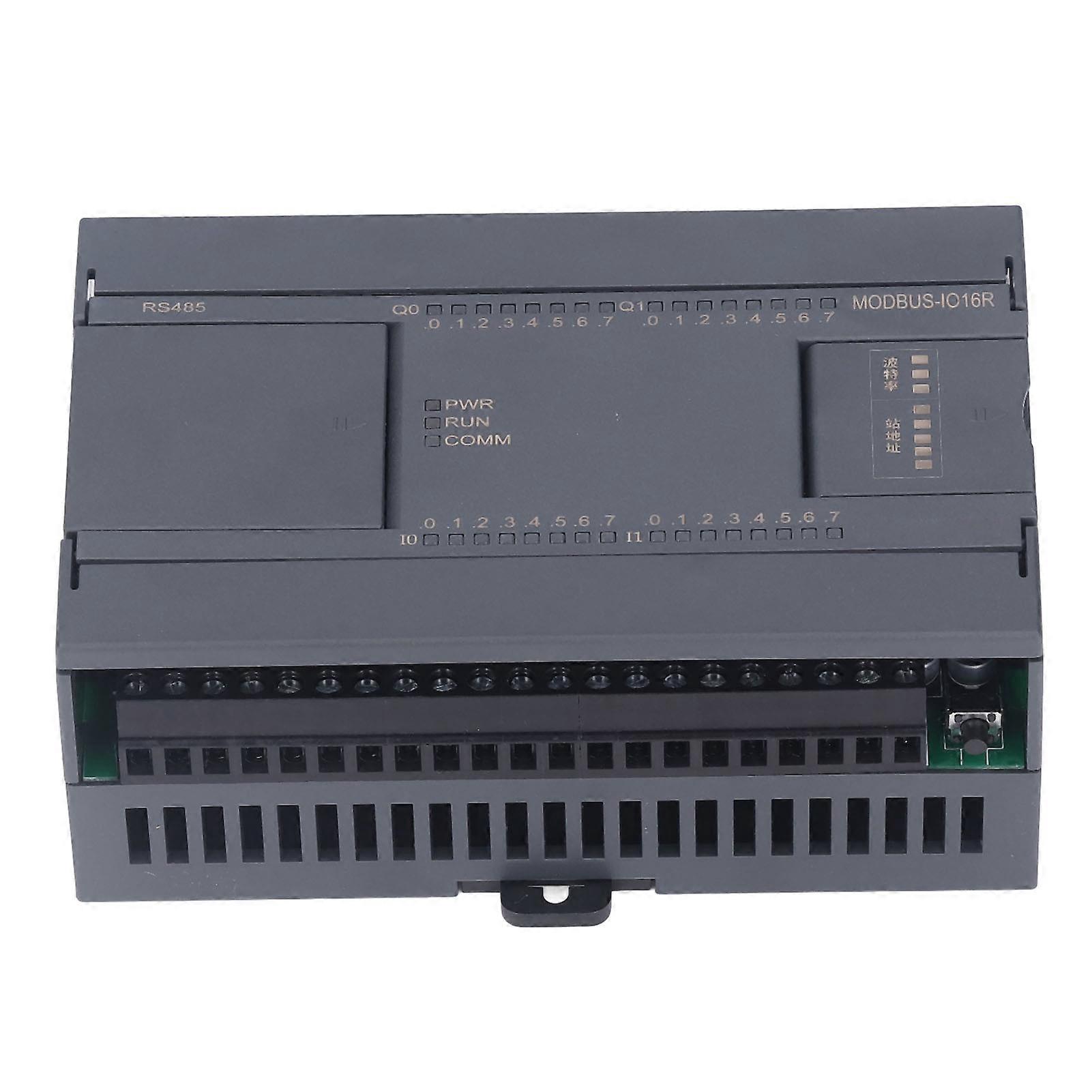 لوحة التحكم الصناعية PLC 16 نقطة المدخلات والمخرجات RS485 وحدة تحكم قابلة للبرمجة DC24V
