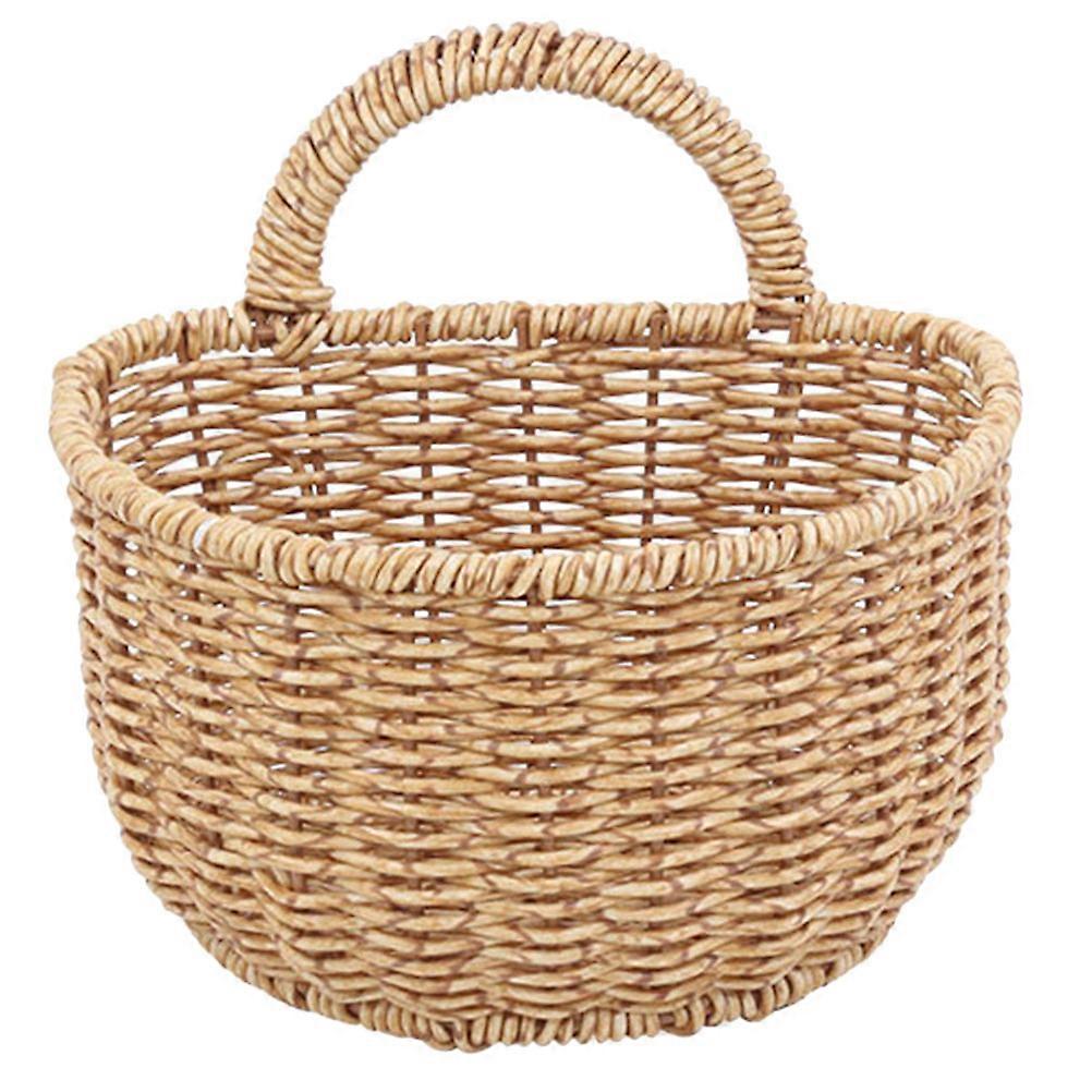 Kitchen Wall Organizer Wall Hanging Basket Fruit And Vegetable Storage 1Set