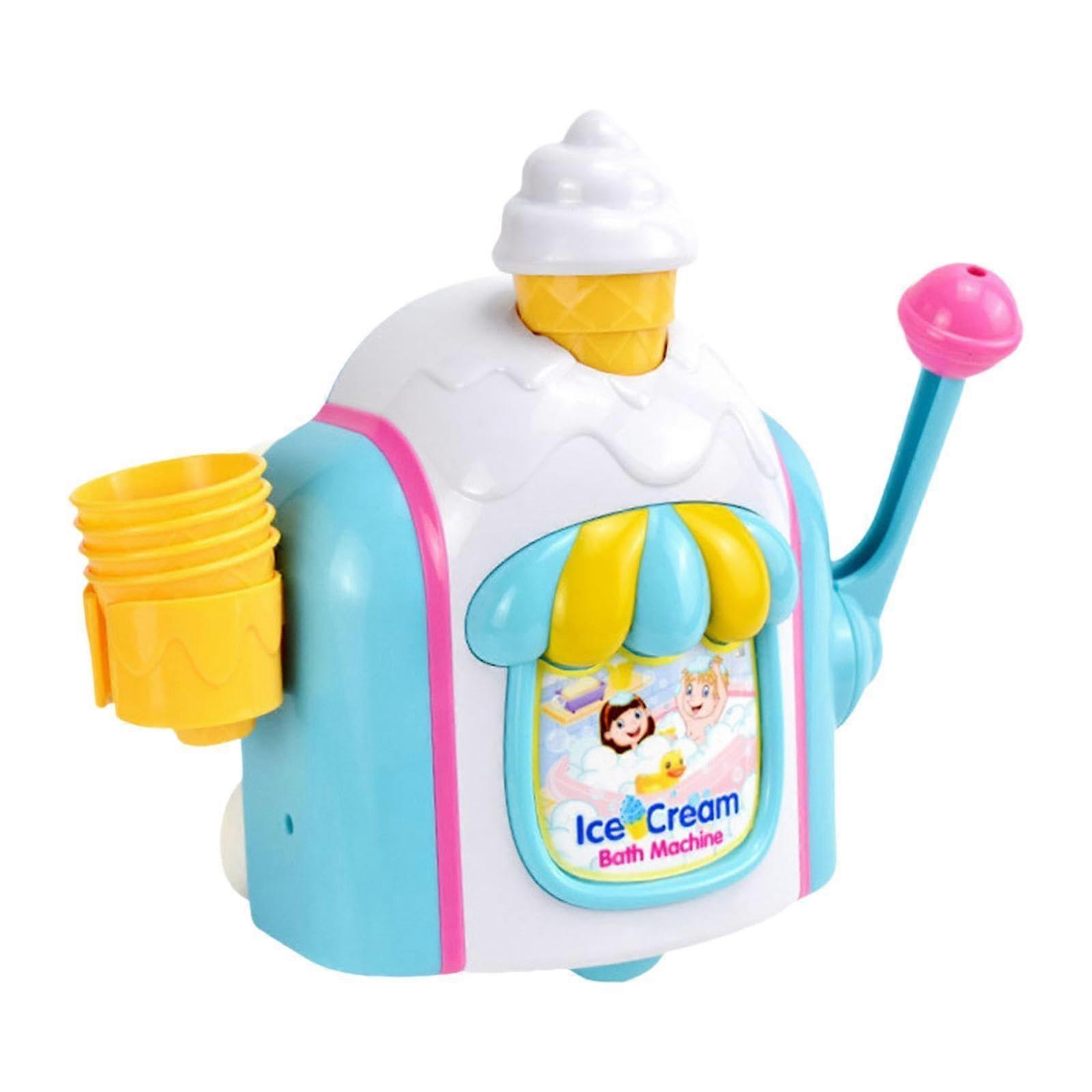 Kinder Ice Cream Playhouse Bathroom Toy Portable Ice Cream Foam Bath Toy for Fine Motor Skills Development