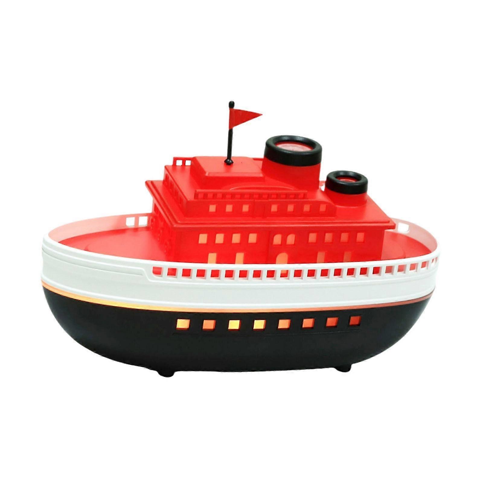 Boat Model Diffuser For Essential Oils, Car Use, Flame-Style Mist Humidifier, Quiet Operation, 7 Color Lights, Spa Party Gift